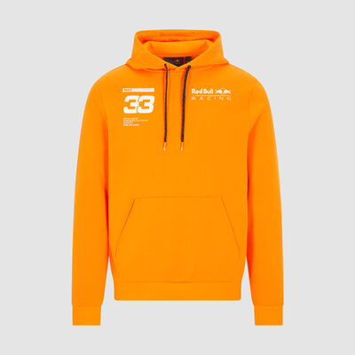RBR FW MENS VERSTAPPEN HOODED SWEAT - orange